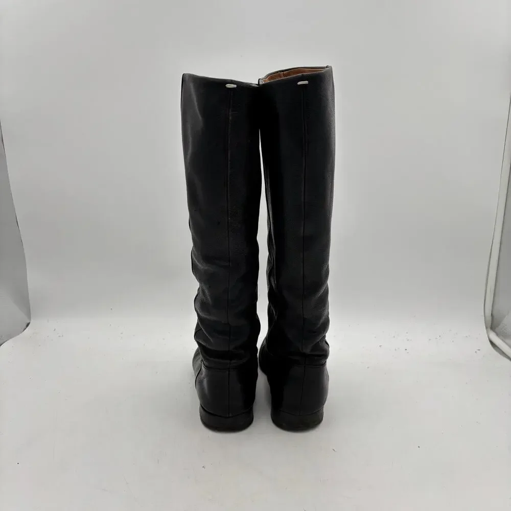 Vintage Maison Martin Margiela Riding Boots Women's 37.5 US 7.5 Black